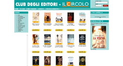 Desktop Screenshot of clubdeglieditori.com